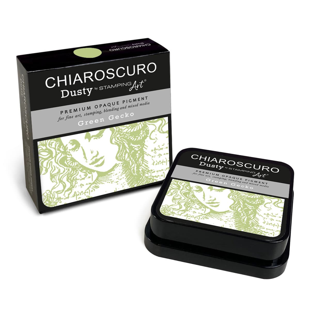 Ciao Bella Papercrafting Chiaroscuro Dusty Ink Pad Green Gecko (PKD130) Ciao Bella Papercrafting Chiaroscuro Dusty Ink Pad Green Gecko (PKD130)