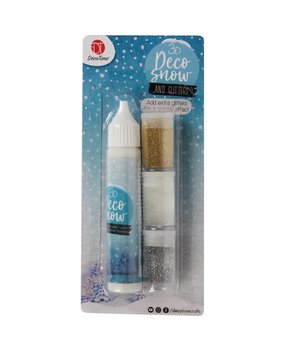 DécoTime 3D Deco Snow and Glitters (DS5943) DécoTime 3D Deco Snow and Glitters (DS5943)