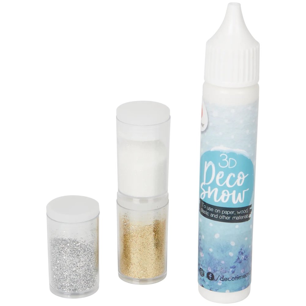 DécoTime 3D Deco Snow and Glitters (DS5943) DécoTime 3D Deco Snow and Glitters (DS5943)
