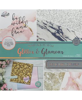 Craft Universe Glitter and Glamour 6x6 Inch Paper Pad (3010089)