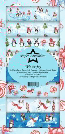 Paper Favourites Winter Joy Slimline Paper Pack (PFS063) Paper Favourites Winter Joy Slimline Paper Pack (PFS063)