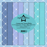Paper Favourites Connected Snowflakes 12x12 Inch Paper Pack (PF420)