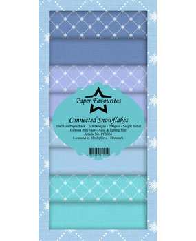 Paper Favourites Connected Snowflakes Slimline Paper Pack (PFS066) Paper Favourites Connected Snowflakes Slimline Paper Pack (PFS066)