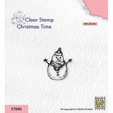 Nellie Snellen Christmas Time Clear Stamp Snowman 3 (CT055)