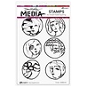 Dina Wakley MEdia Circled Cling Stamps (MDR81241) Dina Wakley MEdia Circled Cling Stamps (MDR81241)