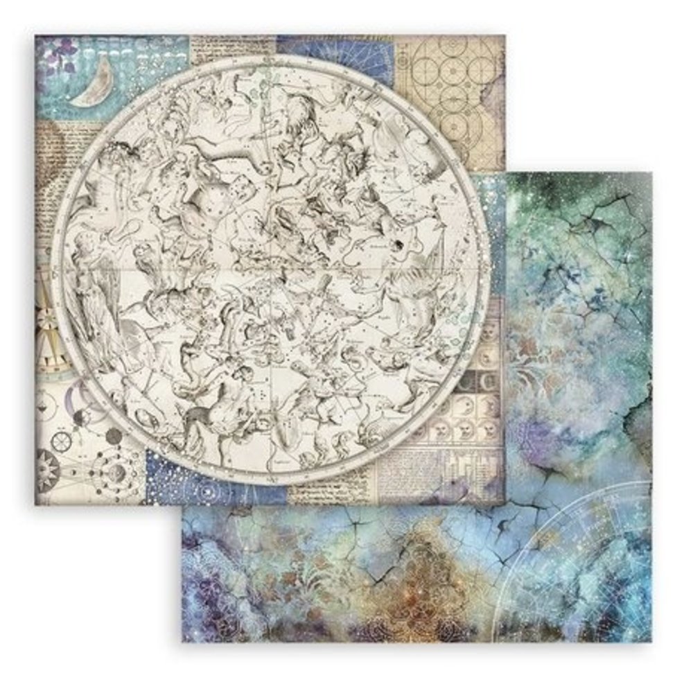 Stamperia Cosmos Infinity 8x8 Inch Paper Pack (SBBS67) Stamperia Cosmos Infinity 8x8 Inch Paper Pack (SBBS67)