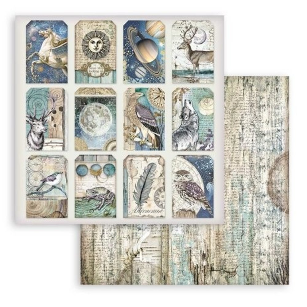 Stamperia Cosmos Infinity 8x8 Inch Paper Pack (SBBS67) Stamperia Cosmos Infinity 8x8 Inch Paper Pack (SBBS67)