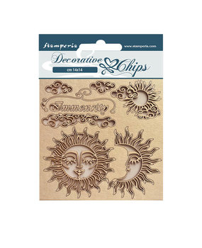 Stamperia Cosmos Infinity Decorative Chips Immensity (SCB146)* Stamperia Cosmos Infinity Decorative Chips Immensity (SCB146)*