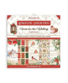 Stamperia Home for the Holidays 12x12 Inch Paper Pack (SBBL119)* Stamperia Home for the Holidays 12x12 Inch Paper Pack (SBBL119)*