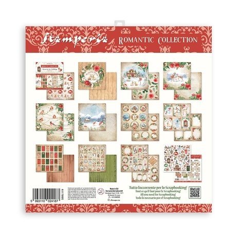 Stamperia Home for the Holidays 12x12 Inch Paper Pack (SBBL119) Stamperia Home for the Holidays 12x12 Inch Paper Pack (SBBL119)