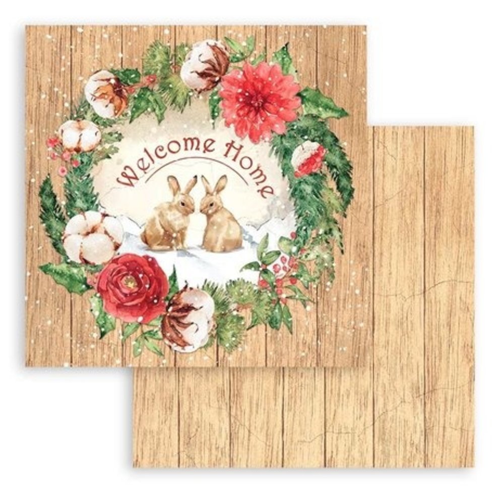 Stamperia Home for the Holidays 12x12 Inch Paper Pack (SBBL119) Stamperia Home for the Holidays 12x12 Inch Paper Pack (SBBL119)