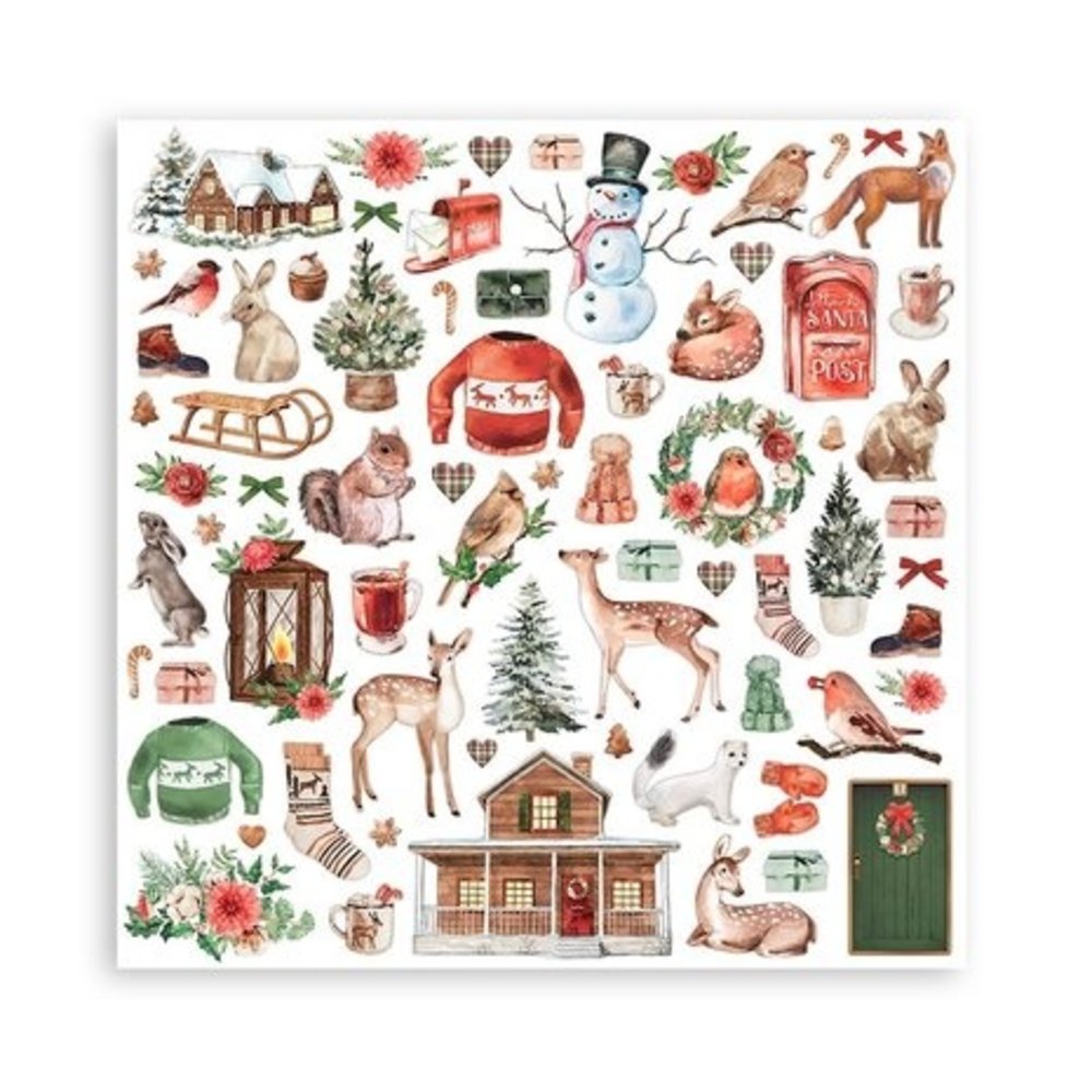 Stamperia Home for the Holidays 12x12 Inch Paper Pack (SBBL119) Stamperia Home for the Holidays 12x12 Inch Paper Pack (SBBL119)