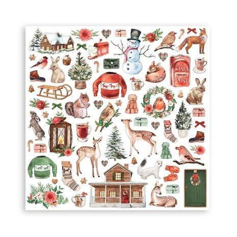 Stamperia Home for the Holidays 12x12 Inch Paper Pack (SBBL119) Stamperia Home for the Holidays 12x12 Inch Paper Pack (SBBL119)