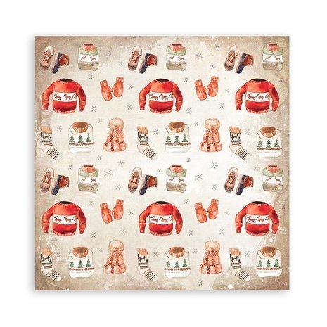 Stamperia Home for the Holidays 6x6 Inch Paper Pack (SBBXS23) Stamperia Home for the Holidays 6x6 Inch Paper Pack (SBBXS23)