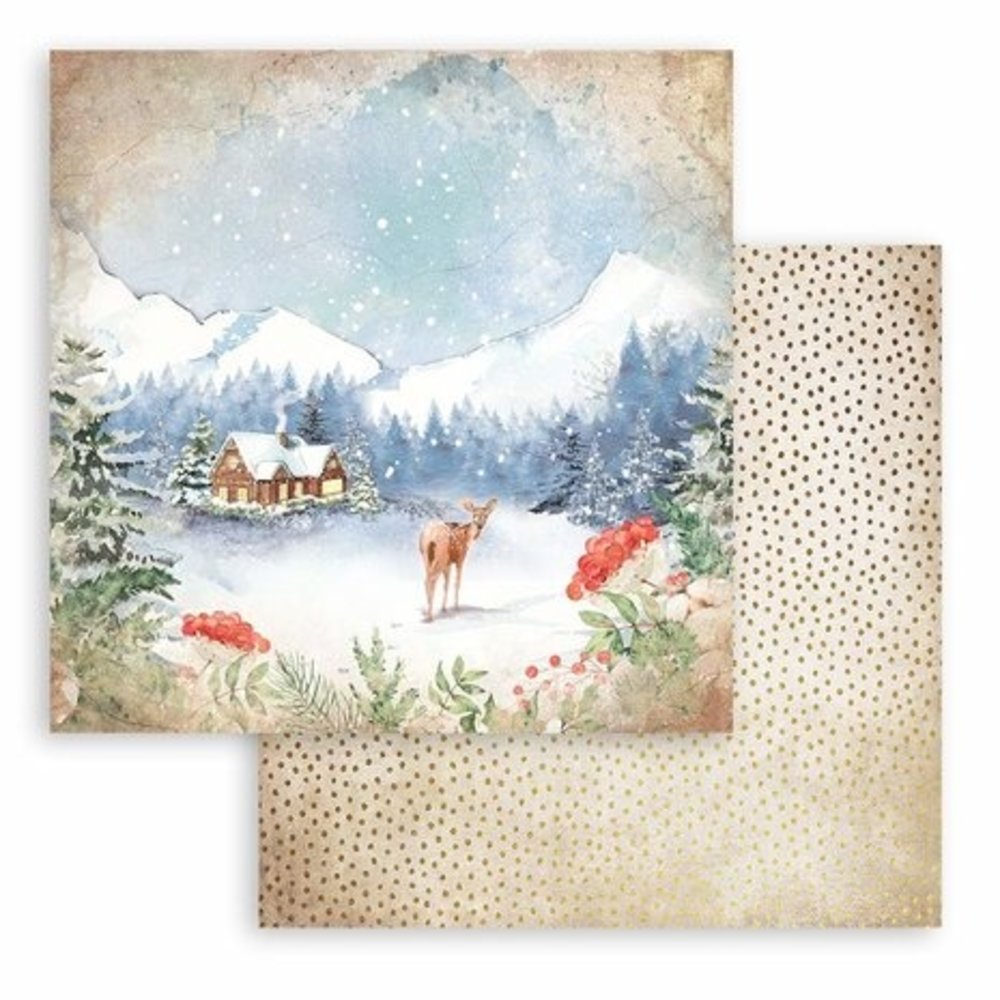 Stamperia Home for the Holidays 6x6 Inch Paper Pack (SBBXS23) Stamperia Home for the Holidays 6x6 Inch Paper Pack (SBBXS23)