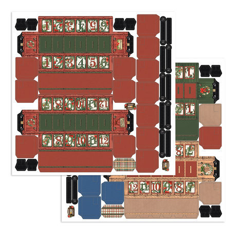 Stamperia Home for the Holidays 12x12 Inch Pop Up Kit (SBPOP16)