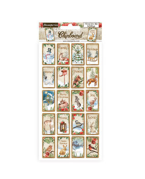 Stamperia Home for the Holidays Chipboard 15x30cm (DFLCB59) Stamperia Home for the Holidays Chipboard 15x30cm (DFLCB59)