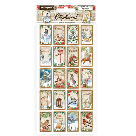 Stamperia Home for the Holidays Chipboard 15x30cm (DFLCB59) Stamperia Home for the Holidays Chipboard 15x30cm (DFLCB59)