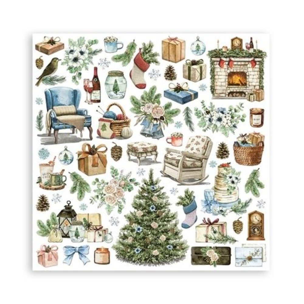 Stamperia Cozy Winter 12x12 Inch Paper Pack (SBBL120)