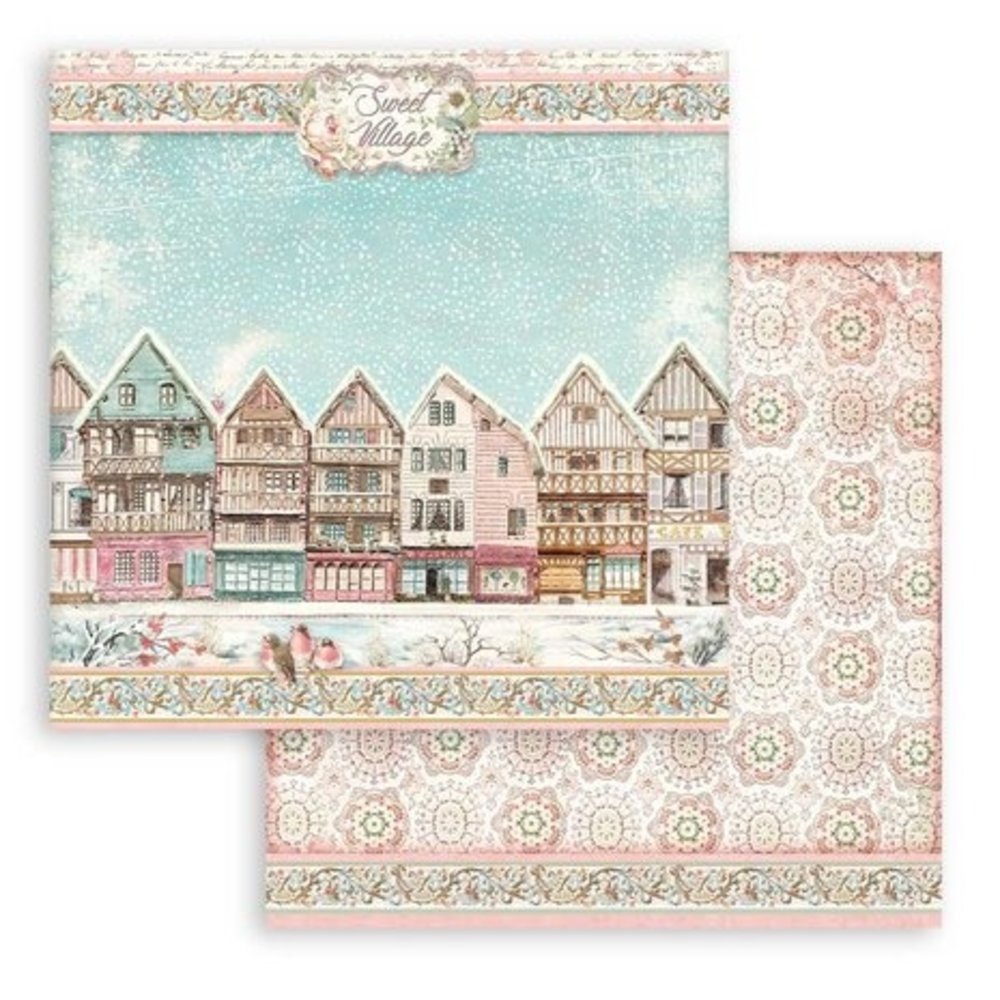 Stamperia Sweet Winter 12x12 Inch Paper Pack (SBBL122)