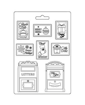 Stamperia Christmas Soft Mould A5 Letter and Stamps (K3PTA5634)* Stamperia Christmas Soft Mould A5 Letter and Stamps (K3PTA5634)*