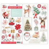 Prima Marketing Inc Candy Cane Lane Chipboard Stickers (998868)