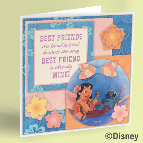 Disney Lilo & Stitch 20th Anniversary 8x8 Inch Box Card Making Kit (DYP0031) Disney Lilo & Stitch 20th Anniversary 8x8 Inch Box Card Making Kit (DYP0031)