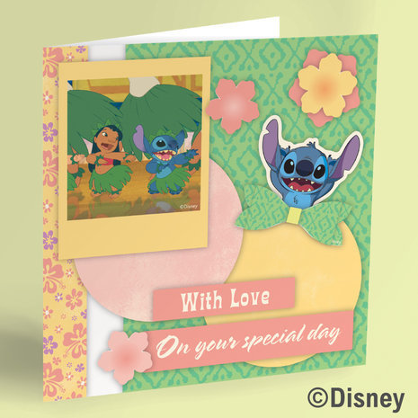 Disney Lilo & Stitch 20th Anniversary 8x8 Inch Box Card Making Kit (DYP0031) Disney Lilo & Stitch 20th Anniversary 8x8 Inch Box Card Making Kit (DYP0031)