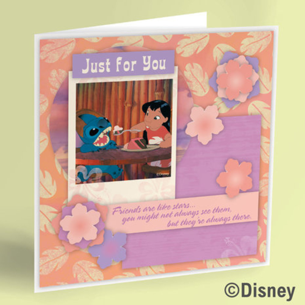 Disney Lilo & Stitch 20th Anniversary 8x8 Inch Box Card Making Kit (DYP0031) Disney Lilo & Stitch 20th Anniversary 8x8 Inch Box Card Making Kit (DYP0031)