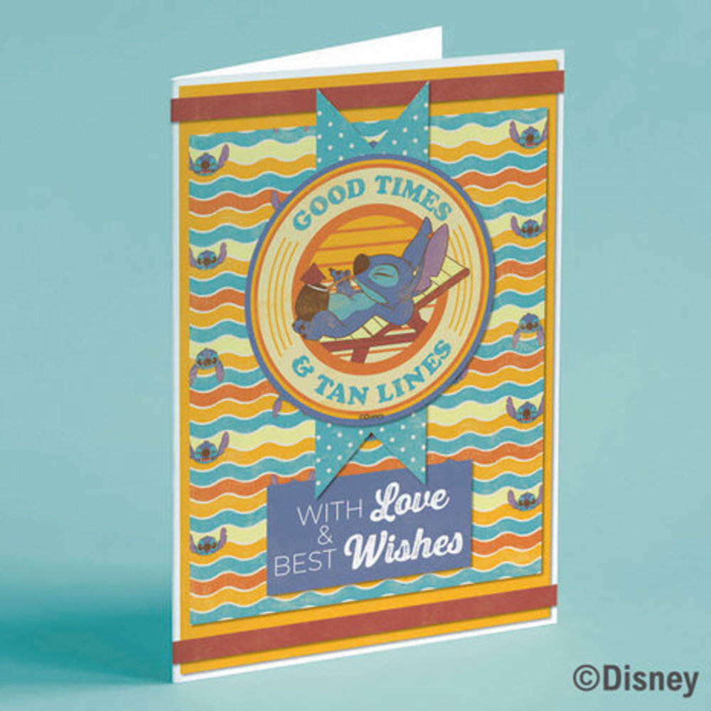 Disney Lilo & Stitch 8x8 Inch Box Card Making Kit (DYP0020)