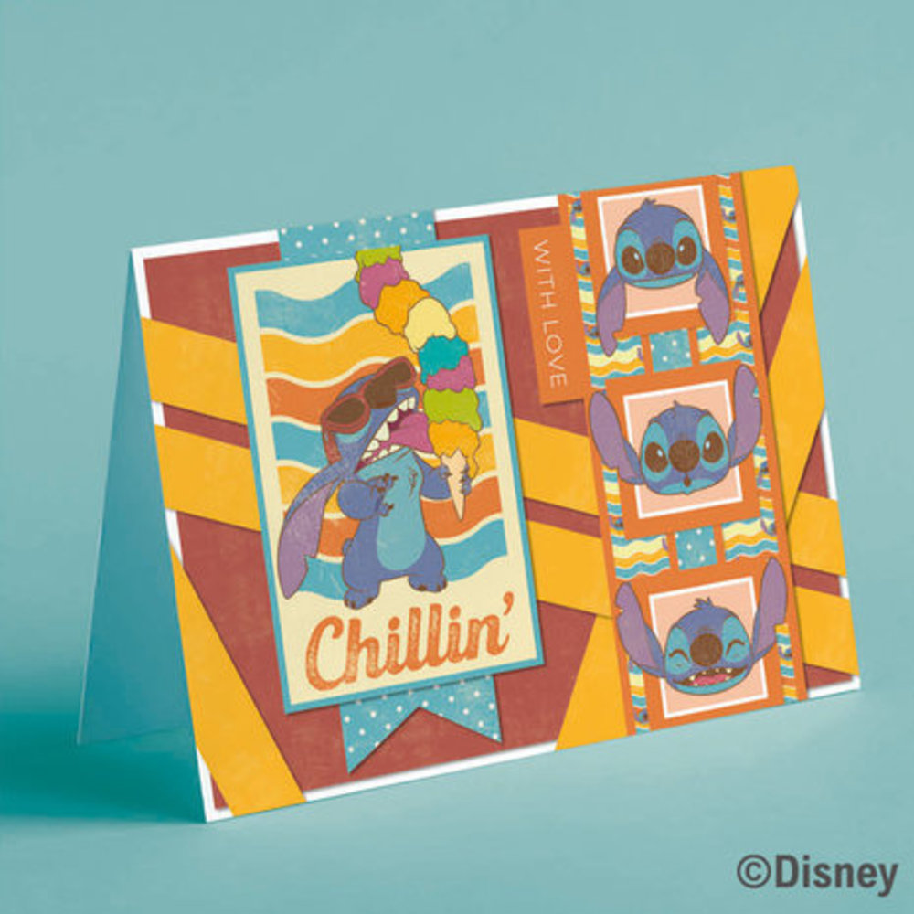 Disney Lilo & Stitch 8x8 Inch Box Card Making Kit (DYP0020)