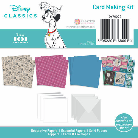 Disney 101 Dalmatians 6x6 Inch Card Making Kit (DYP0029)