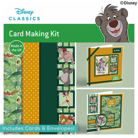 Disney The Jungle Book 6x6 Inch Card Making Kit (DYP0030) Disney The Jungle Book 6x6 Inch Card Making Kit (DYP0030)