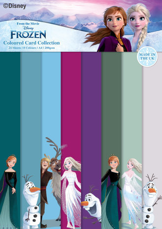 Disney Frozen A4 Coloured Card Collection Christmas (DYP0037)