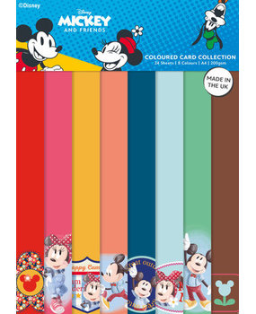 Disney Mickey & Friends A4 Coloured Card Collection (DYP0040)