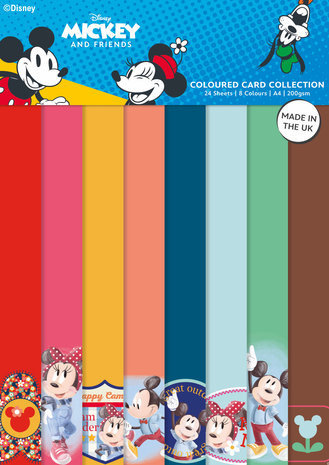 Disney Mickey & Friends A4 Coloured Card Collection (DYP0040)