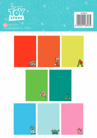 Disney Toy Story A4 Coloured Card Collection Christmas (DYP0043) Disney Toy Story A4 Coloured Card Collection Christmas (DYP0043)