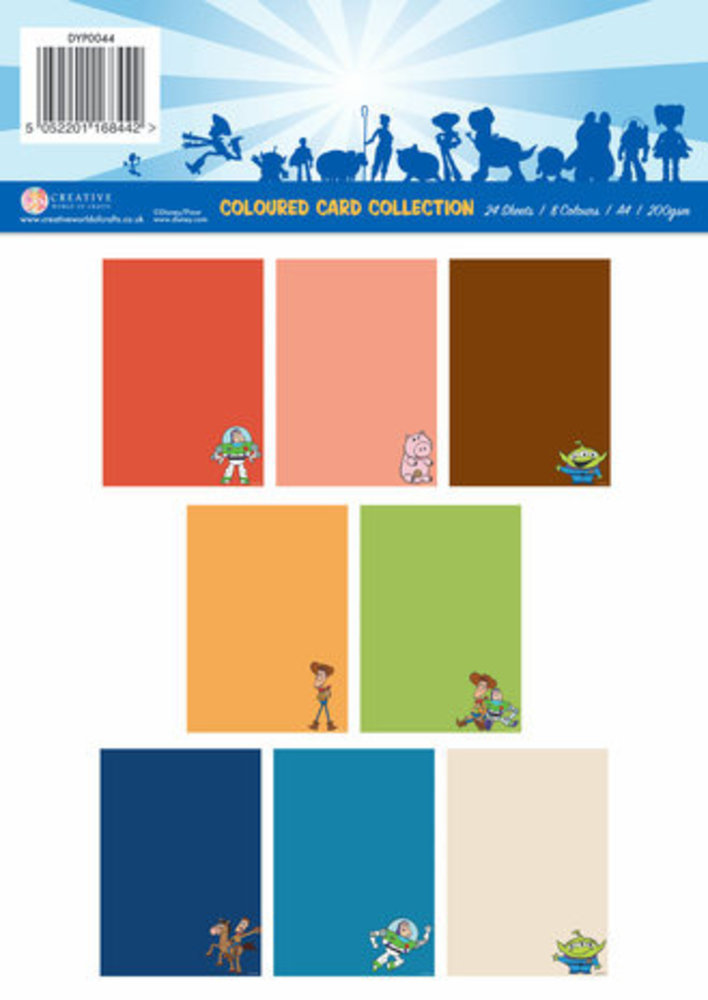 Disney Toy Story A4 Coloured Card Collection (DYP0044)
