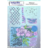 IndigoBlu Hibiscus A5 Rubber Stamps (IND1003)