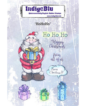 IndigoBlu HoHoHo A6 Rubber Stamps (IND1000) IndigoBlu HoHoHo A6 Rubber Stamps (IND1000)