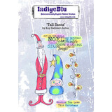 IndigoBlu Tall Santa A6 Rubber Stamps (IND1001)
