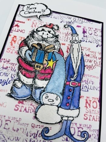 IndigoBlu Tall Santa A6 Rubber Stamps (IND1001) IndigoBlu Tall Santa A6 Rubber Stamps (IND1001)