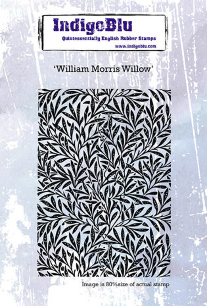 IndigoBlu William Morris Willow A6 Rubber Stamps (IND1007)