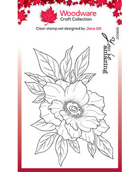 Woodware Anemone Clear Stamps (JGS828) Woodware Anemone Clear Stamps (JGS828)