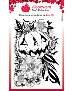 Woodware Pumpkin Flowers Clear Stamps (JGS839) Woodware Pumpkin Flowers Clear Stamps (JGS839)