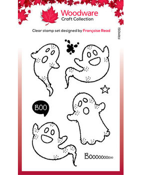 Woodware Tiny Ghost Clear Stamps (FRM051)