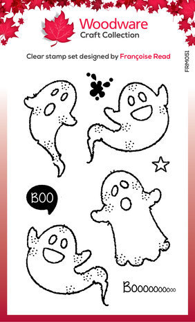 Woodware Tiny Ghost Clear Stamps (FRM051)