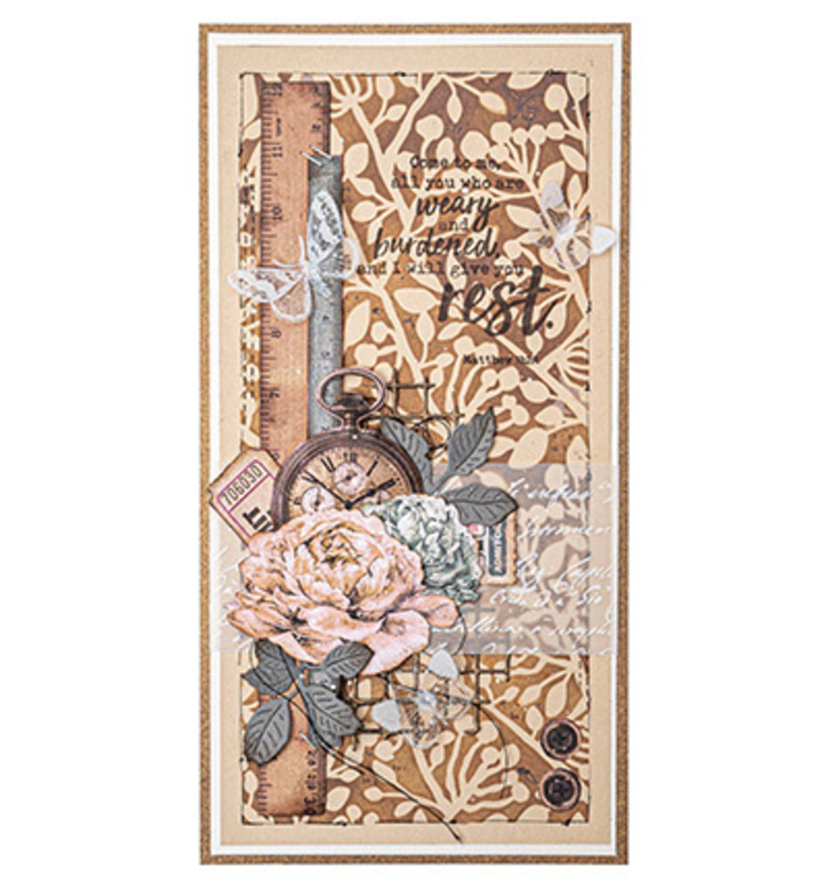 Studio Light Inner Peace Slimline Masking Stencil Berries (JMA-IP-MASK132)