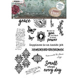 Studio Light Inner Peace Rub-on Transfers Quotes & Vintage Elements (JMA-IP-RUB03)