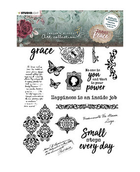 Studio Light Inner Peace Rub-on Transfers Quotes & Vintage Elements (JMA-IP-RUB03)